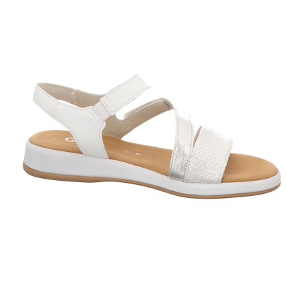 Gabor Damen Sandalette Rhodos in silber