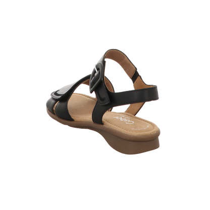 Gabor Damen Sandalette Florenz in schwarz