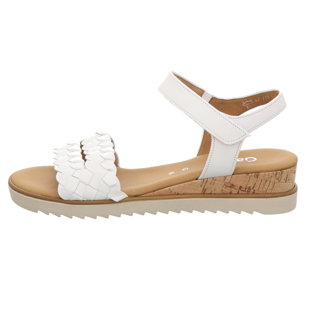 Gabor Damen Sandalette Genua in weiss