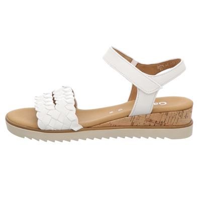 Gabor Damen Sandalette Genua in weiss