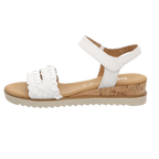 Gabor Damen Sandalette Genua in weiss