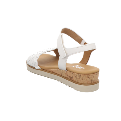 Gabor Damen Sandalette Genua in weiss