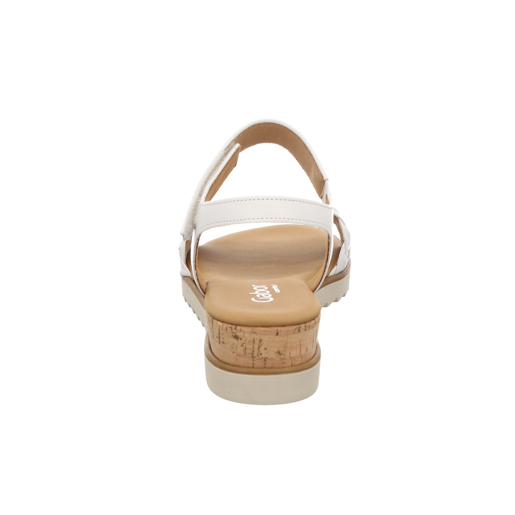 Gabor Damen Sandalette Genua in weiss