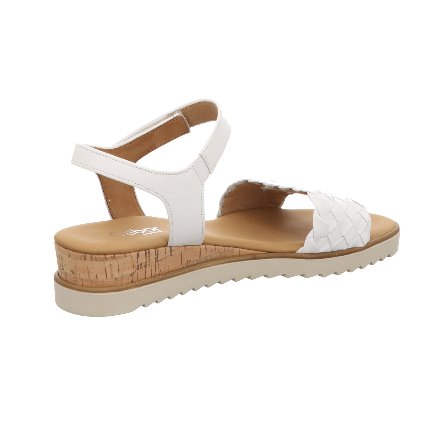 Gabor Damen Sandalette Genua in weiss