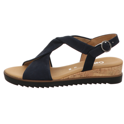 Gabor Damen Sandalette Genua in blau