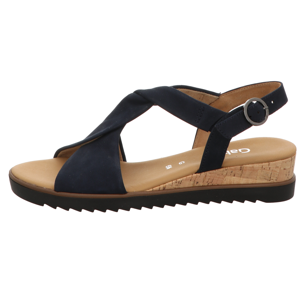 Gabor Damen Sandalette Genua in blau