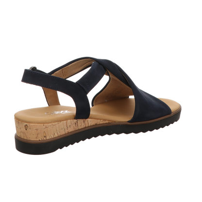 Gabor Damen Sandalette Genua in blau