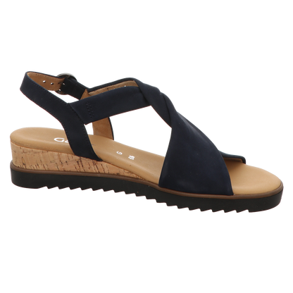Gabor Damen Sandalette Genua in blau
