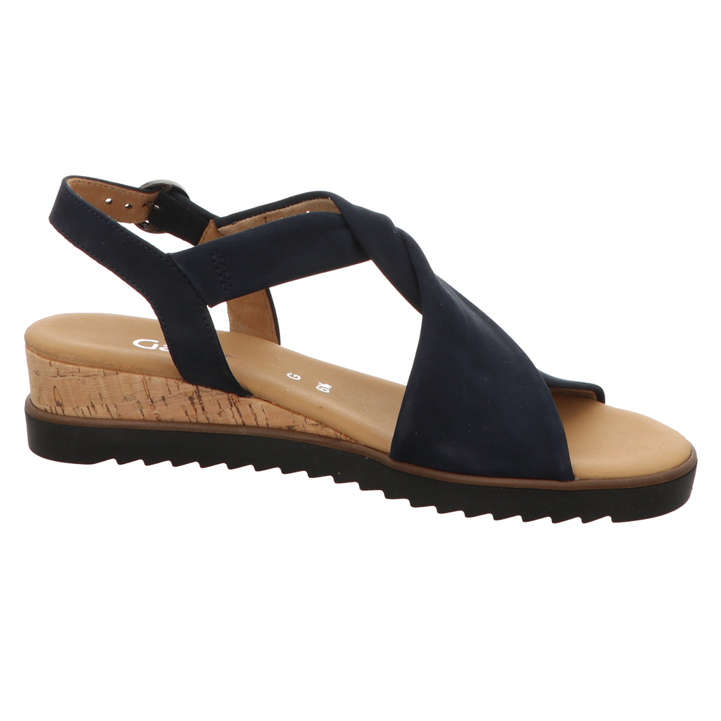 Gabor Damen Sandalette Genua in blau