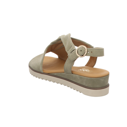 Gabor Damen Sandalette Genua in grau