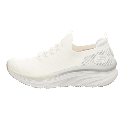 Skechers Damen Slipper D  Lux Walker Let It Glow in weiss