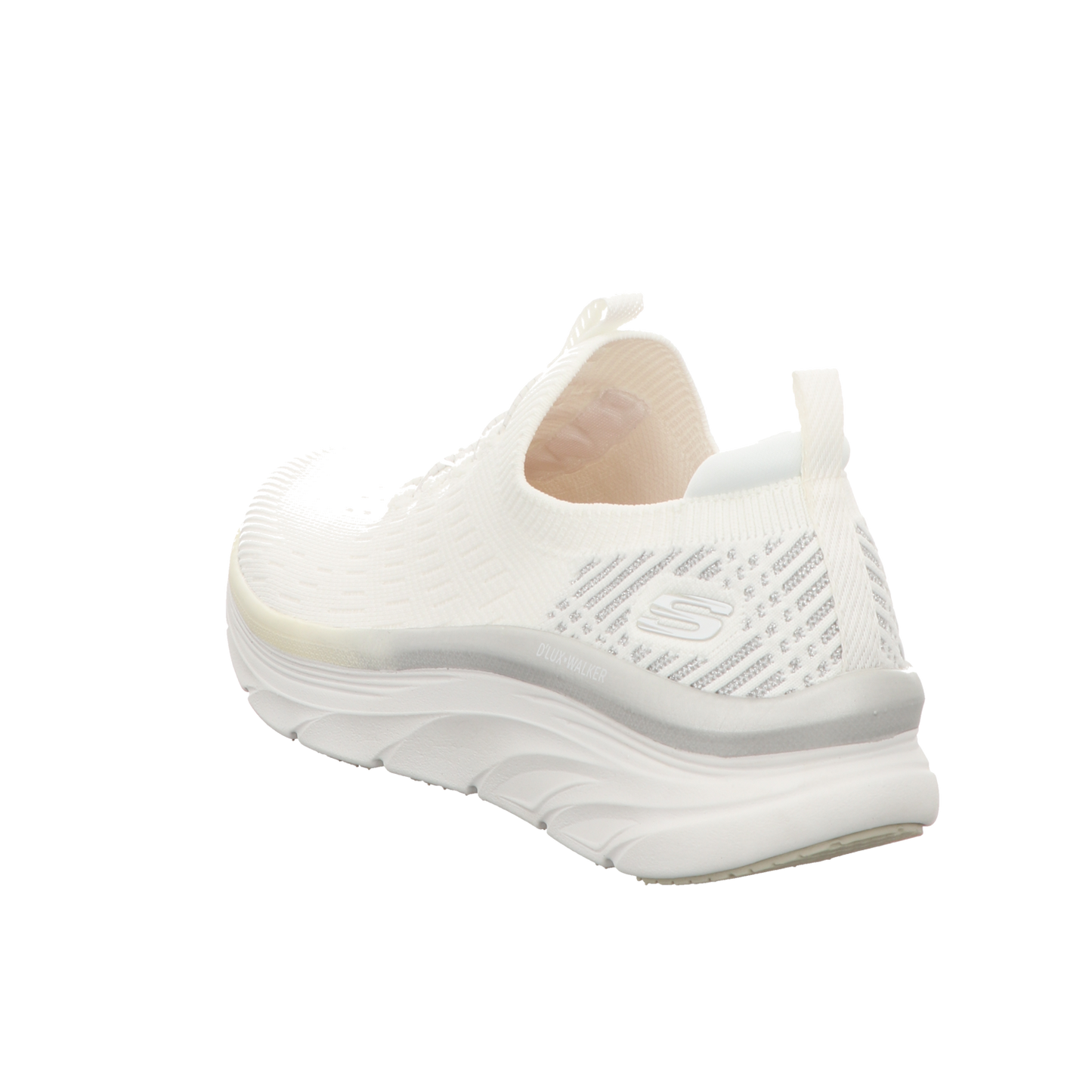 Skechers Damen Slipper D  Lux Walker Let It Glow in weiss