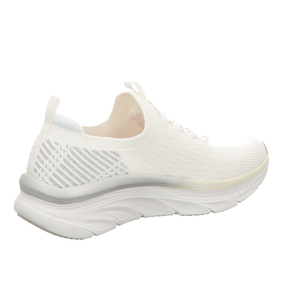 Skechers Damen Slipper D  Lux Walker Let It Glow in weiss