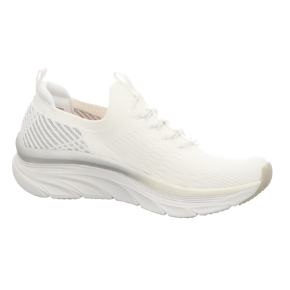 Skechers Damen Slipper D  Lux Walker Let It Glow in weiss