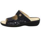 Longo Damen Pantolette bequem  in blau