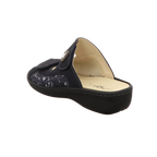 Longo Damen Pantolette bequem  in blau