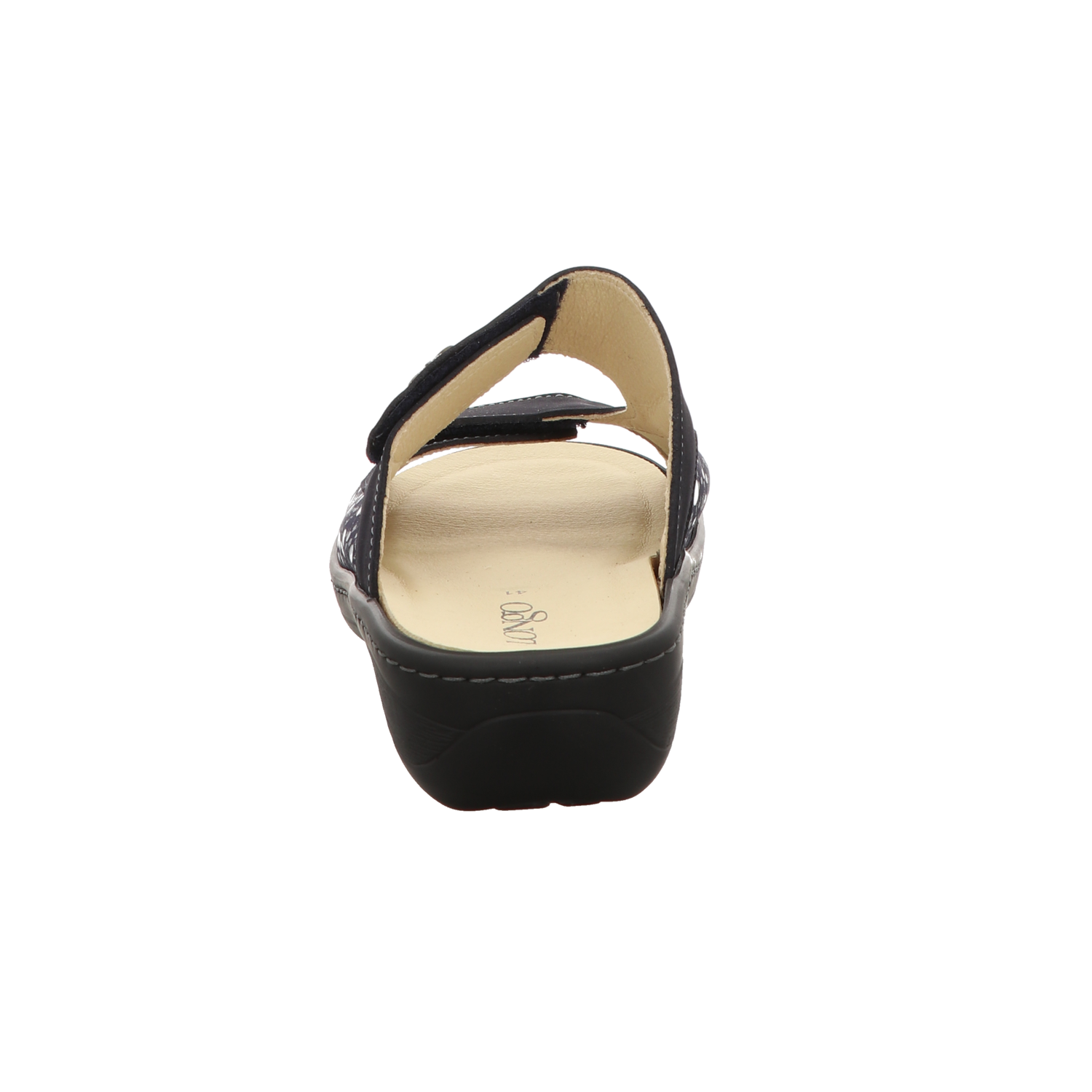 Longo Damen Pantolette bequem  in blau