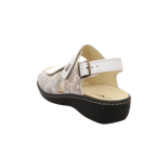 Longo Damen Sandale bequem  in beige
