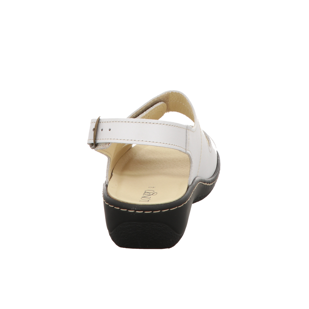 Longo Damen Sandale bequem  in beige