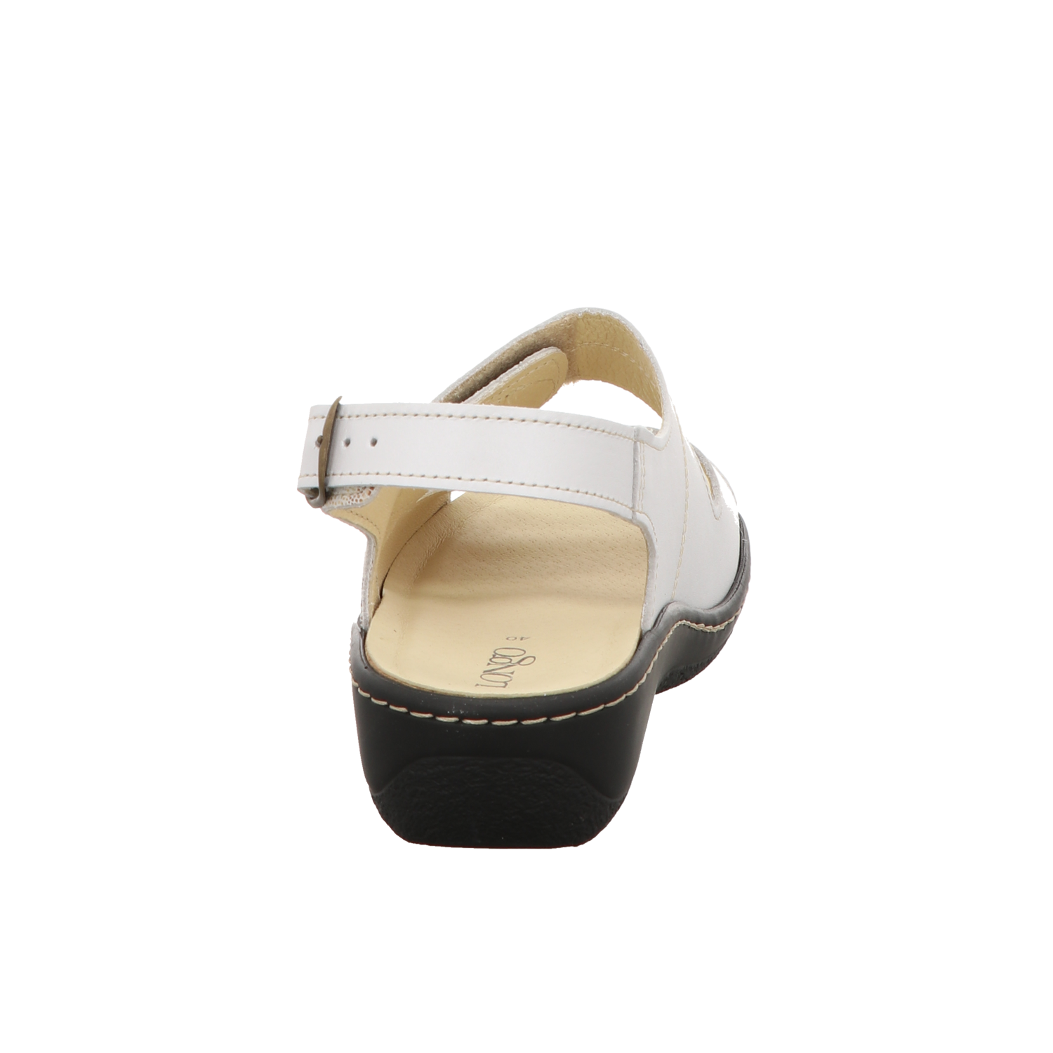 Longo Damen Sandale bequem  in beige