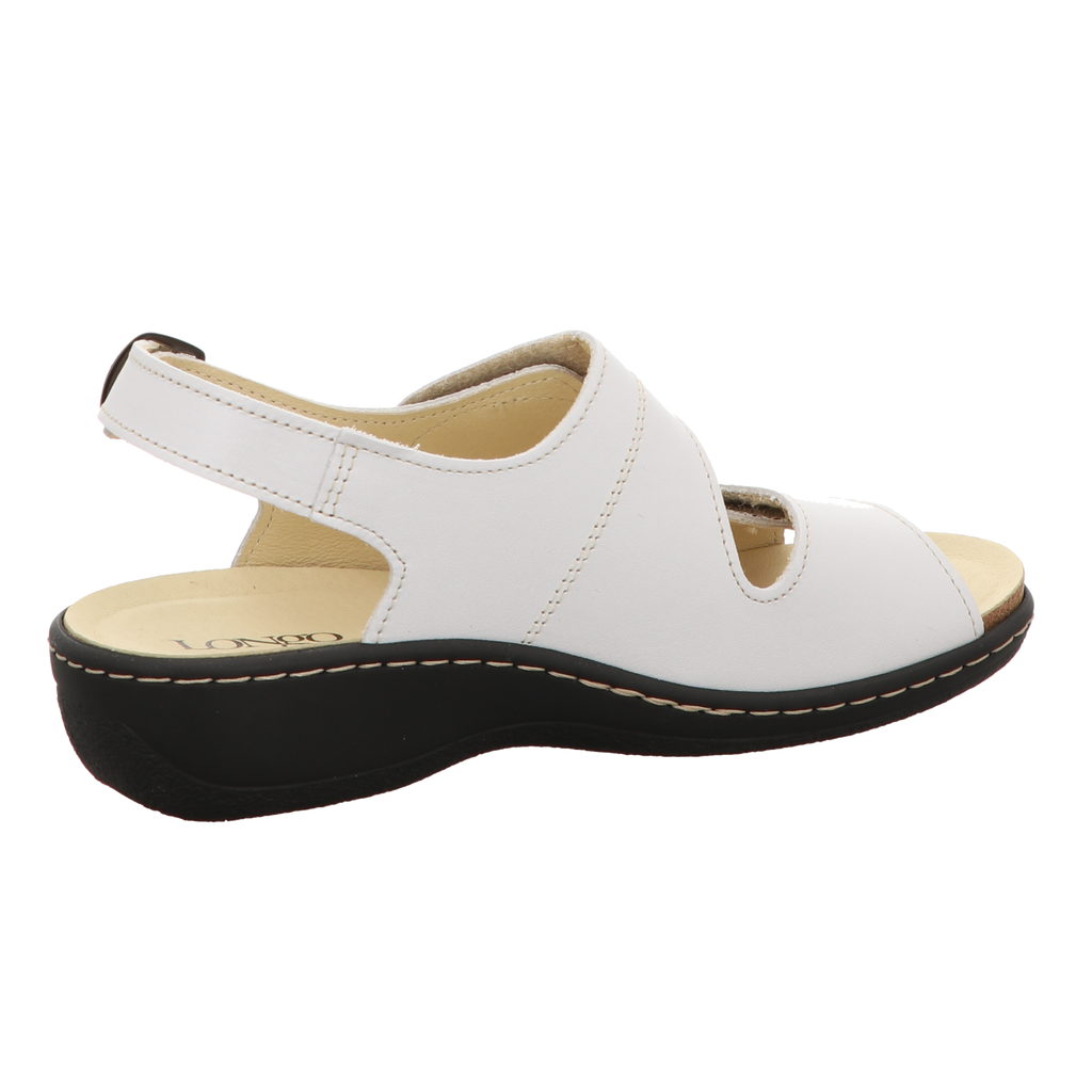 Longo Damen Sandale bequem  in beige