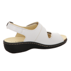 Longo Damen Sandale bequem  in beige