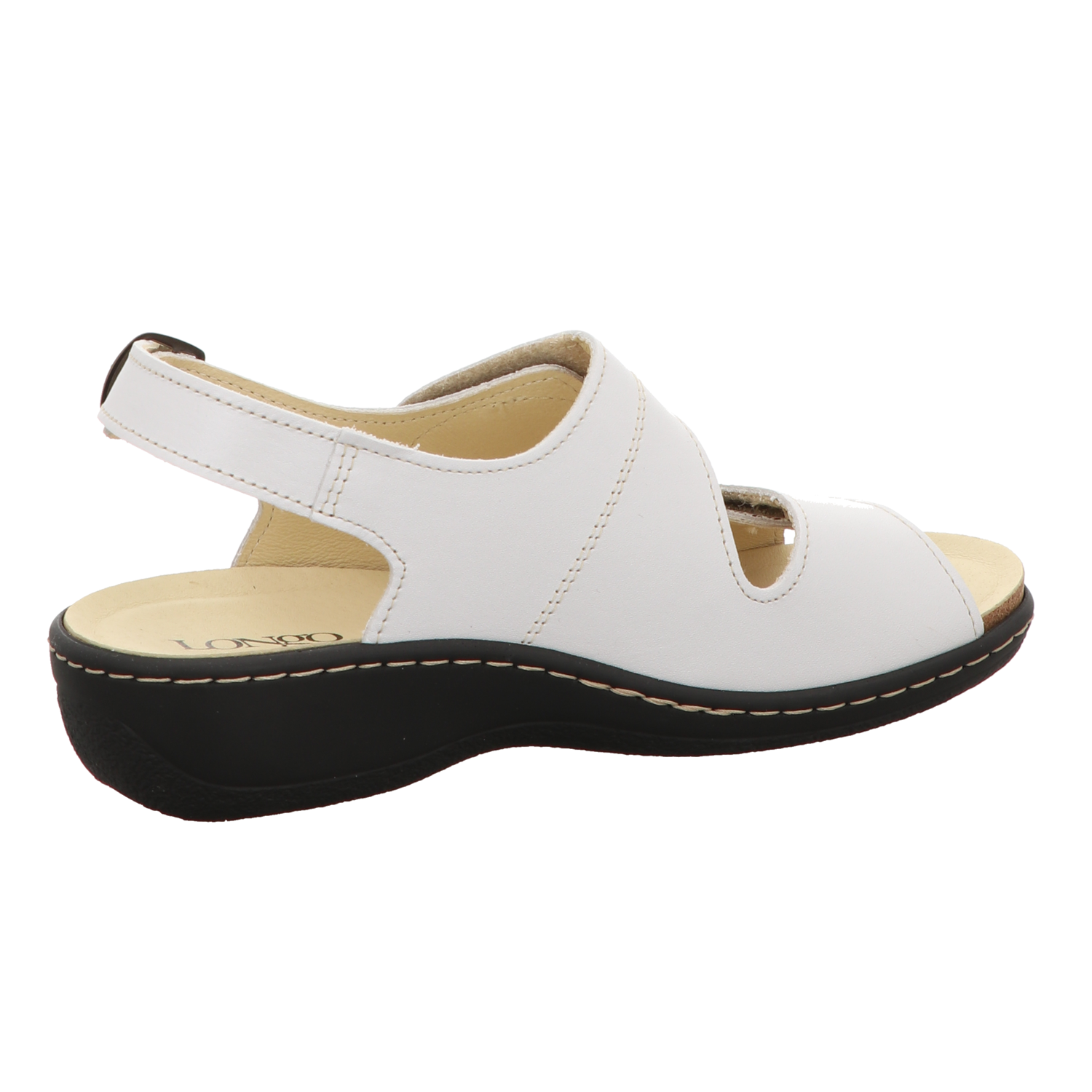 Longo Damen Sandale bequem  in beige