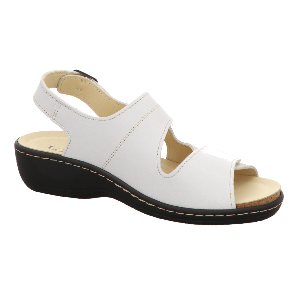 Longo Damen Sandale bequem  in beige