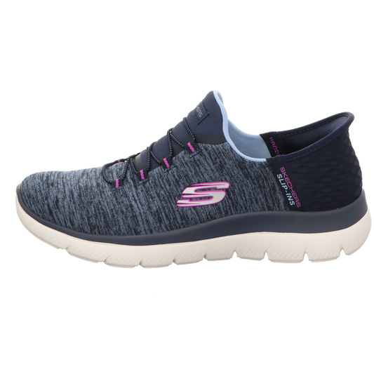 Skechers Damen Slipper Slip In- Dazzling Haze in blau