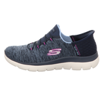 Skechers Damen Slipper Slip In- Dazzling Haze in blau