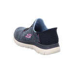 Skechers Damen Slipper Slip In- Dazzling Haze in blau