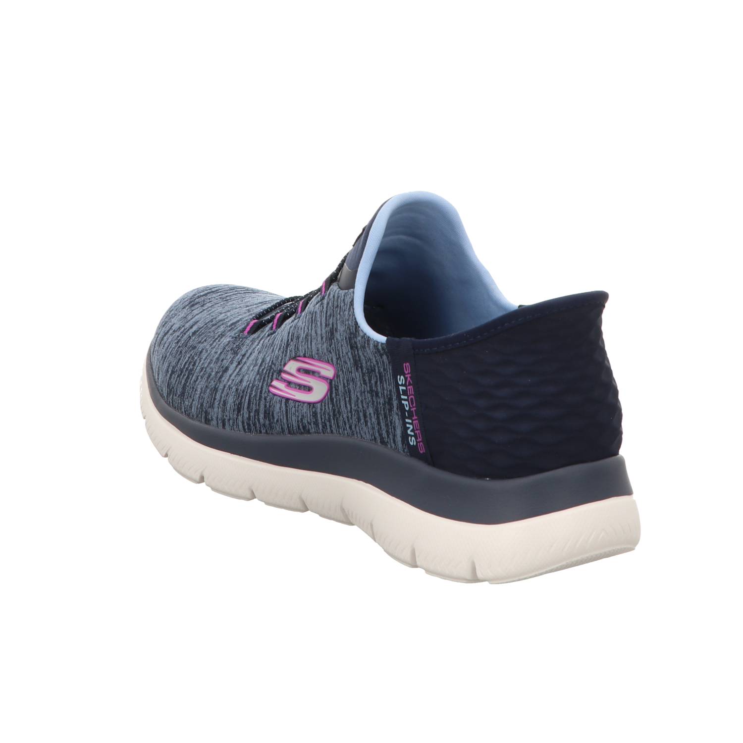 Skechers Damen Slipper Slip In- Dazzling Haze in blau