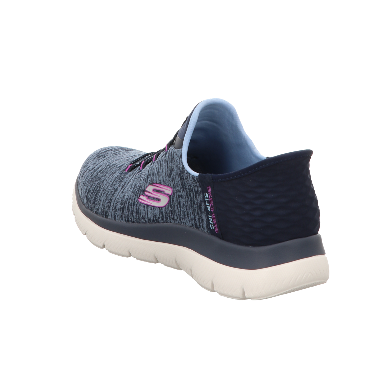 Skechers Damen Slipper Slip In- Dazzling Haze in blau