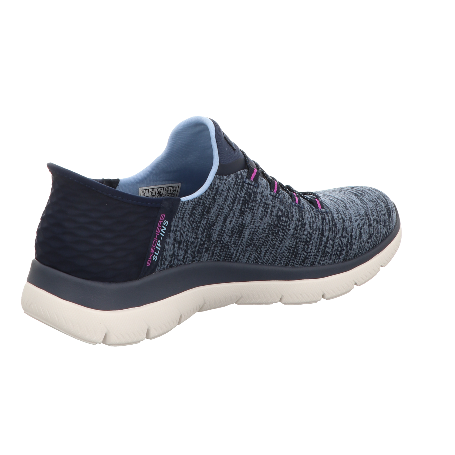 Skechers Damen Slipper Slip In- Dazzling Haze in blau