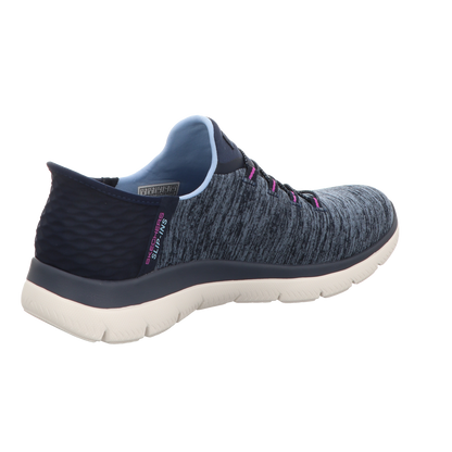 Skechers Damen Slipper Slip In- Dazzling Haze in blau