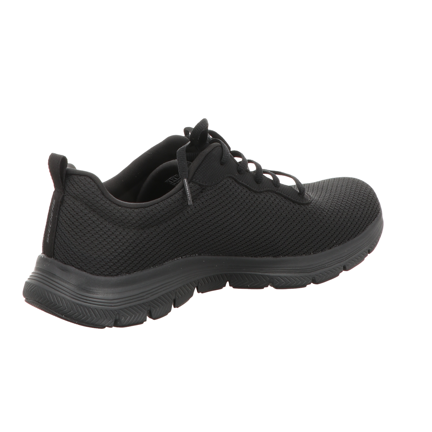 Skechers Damen Schnürschuh Flex Appeal 4:0 Brillant View in schwarz