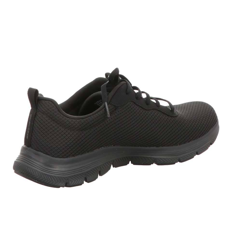 Skechers Damen Schnürschuh Flex Appeal 4:0 Brillant View in schwarz
