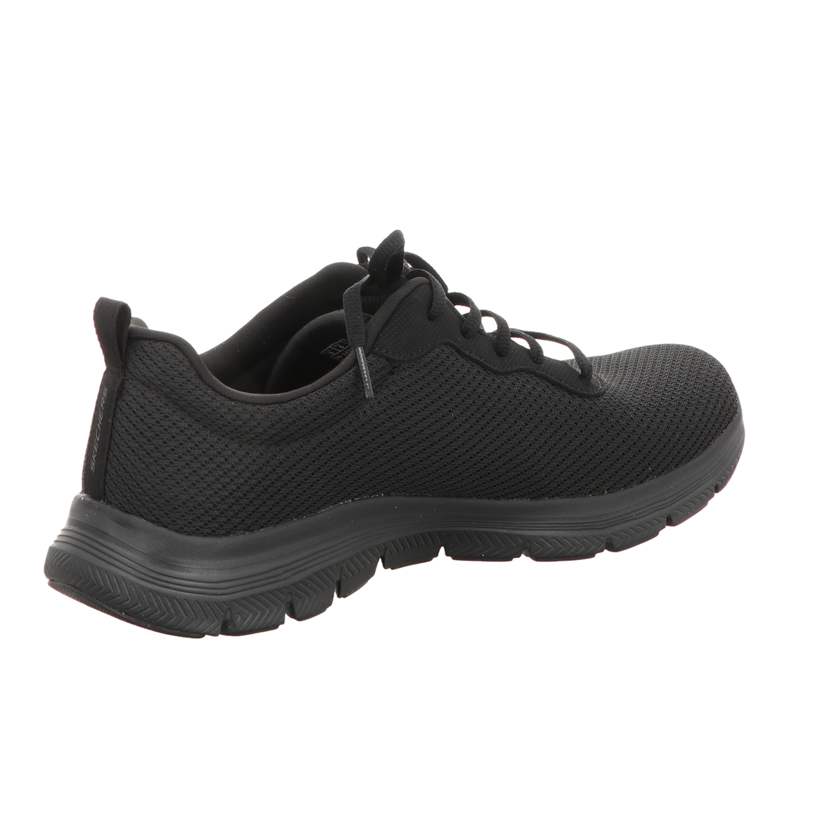 Skechers Damen Schnürschuh Flex Appeal 4:0 Brillant View in schwarz