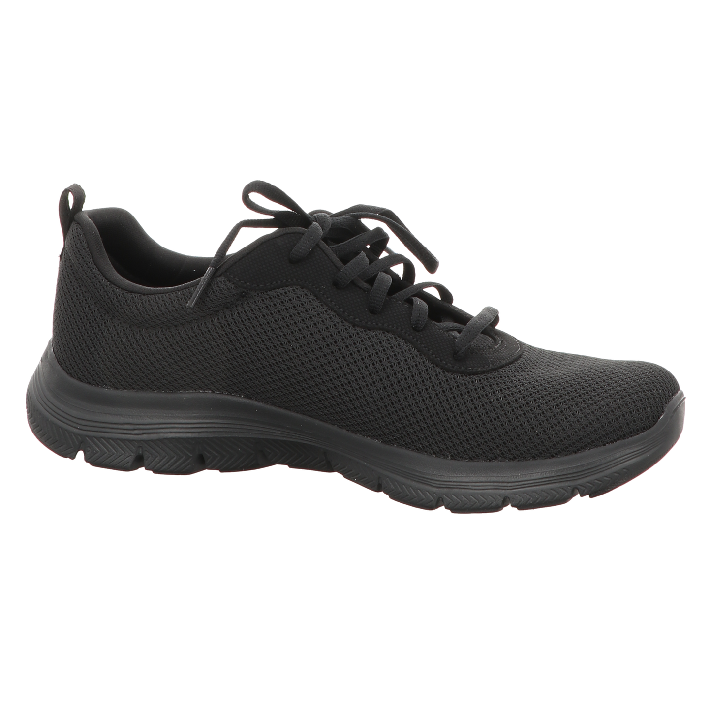 Skechers Damen Schnürschuh Flex Appeal 4:0 Brillant View in schwarz