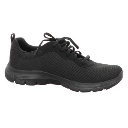 Skechers Damen Schnürschuh Flex Appeal 4:0 Brillant View in schwarz