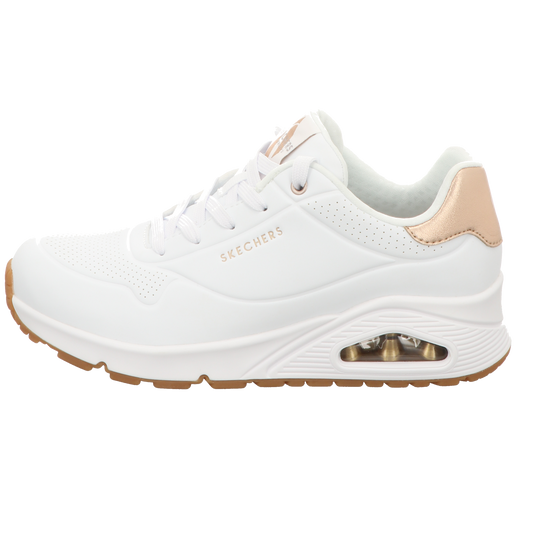 Skechers Damen Schnürschuh Uno-Golden Air in weiss