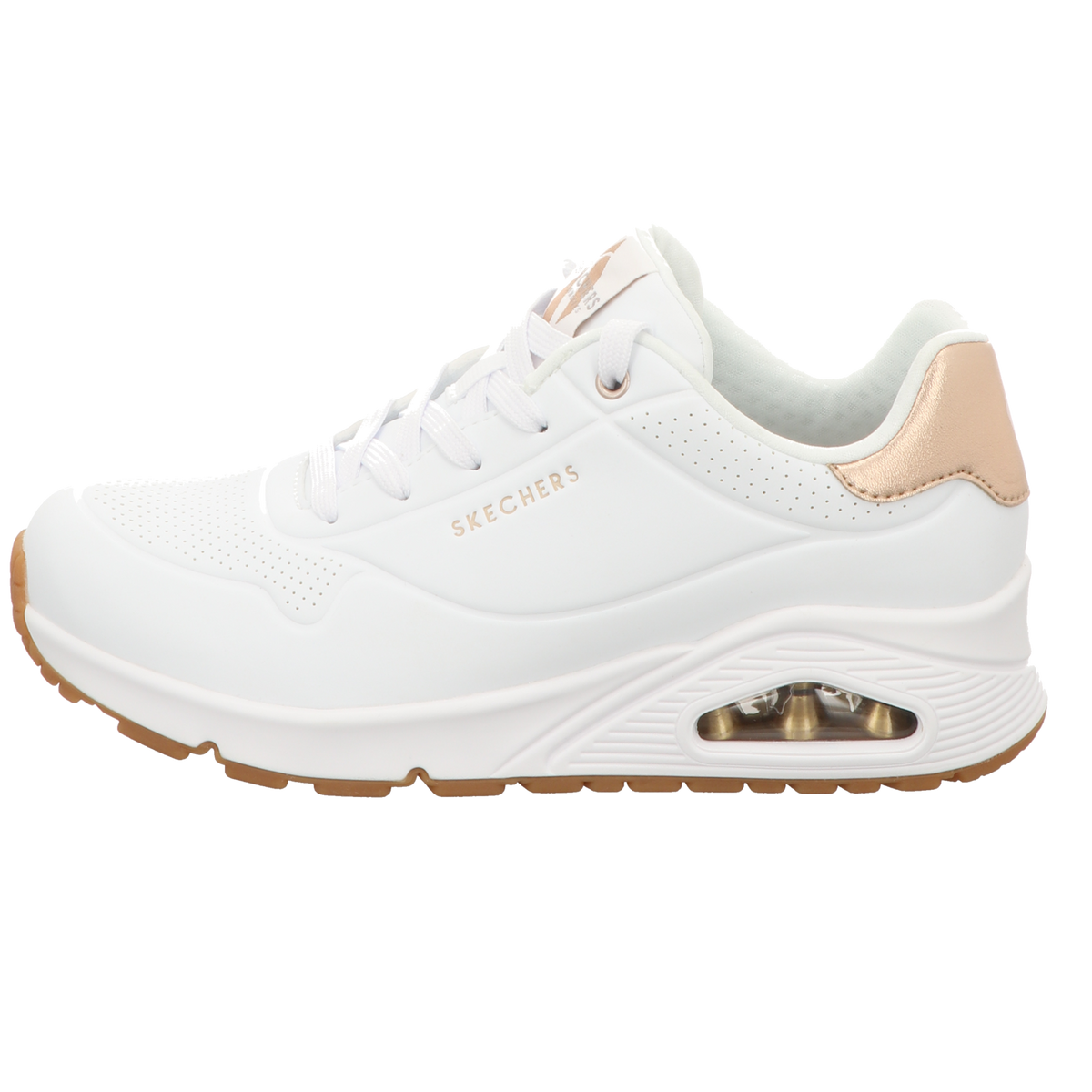 Skechers Damen Schnürschuh Uno-Golden Air in weiss