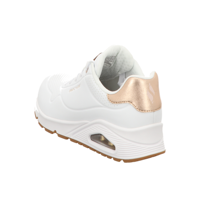 Skechers Damen Schnürschuh Uno-Golden Air in weiss