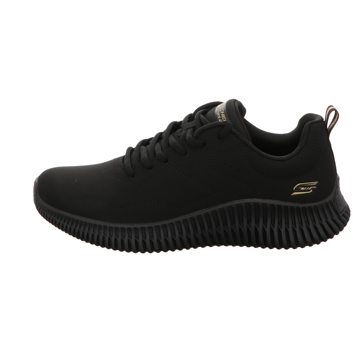 Skechers Damen Schnürschuh Bobs Geo How Marvelous in schwarz