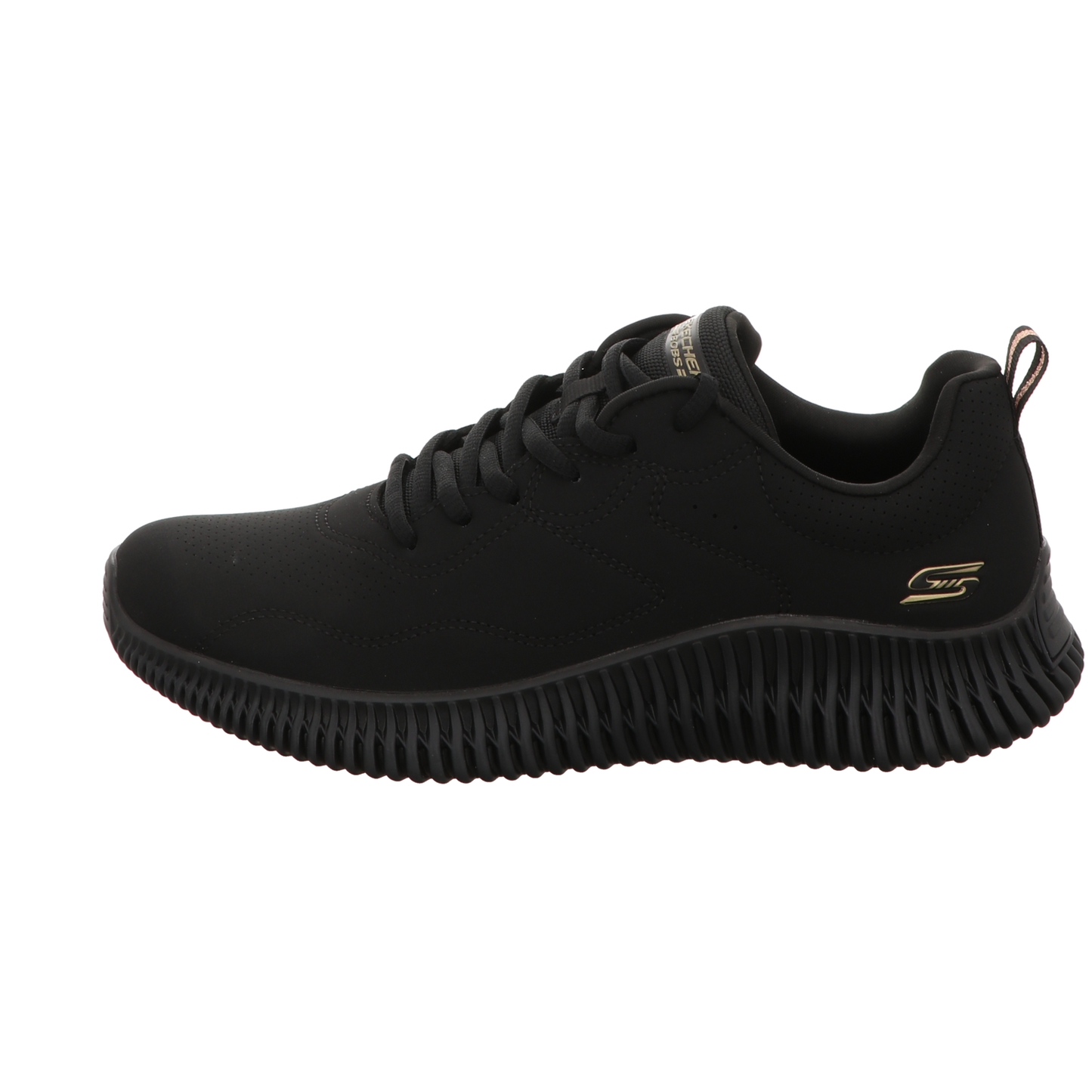 Skechers Damen Schnürschuh Bobs Geo How Marvelous in schwarz