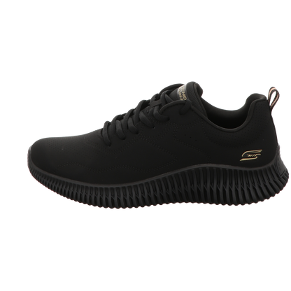 Skechers Damen Schnürschuh Bobs Geo How Marvelous in schwarz