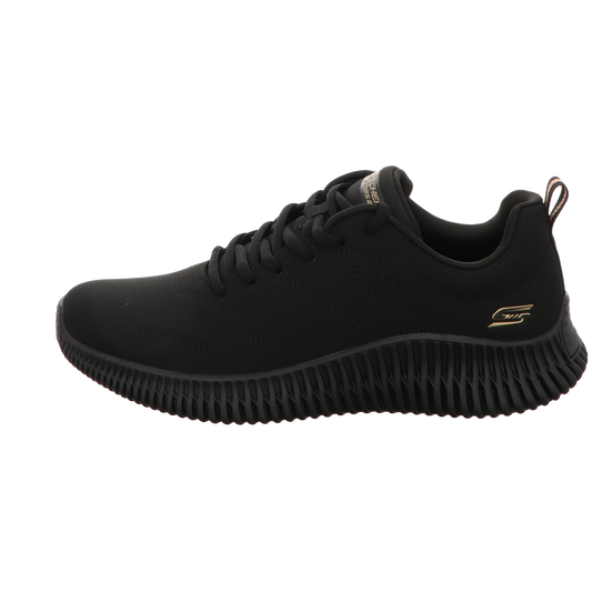 Skechers Damen Schnürschuh Bobs Geo How Marvelous in schwarz