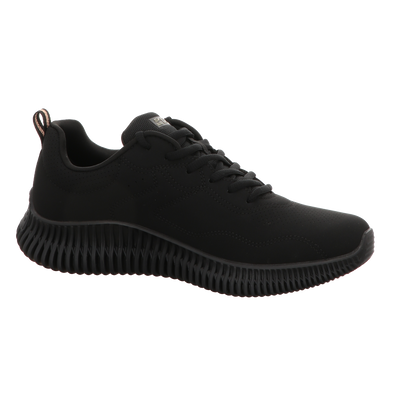 Skechers Damen Schnürschuh Bobs Geo How Marvelous in schwarz