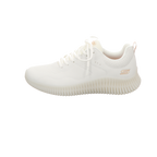 Skechers Damen Schnürschuh Bobs Geo How Marvelous in weiss