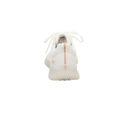 Skechers Damen Schnürschuh Bobs Geo How Marvelous in weiss